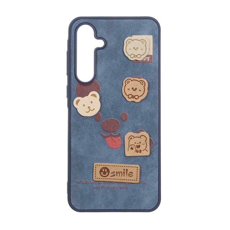 قاب طرح جیر عروسک نمدی برجسته Samsung Galaxy A35 / A55 - کد 206