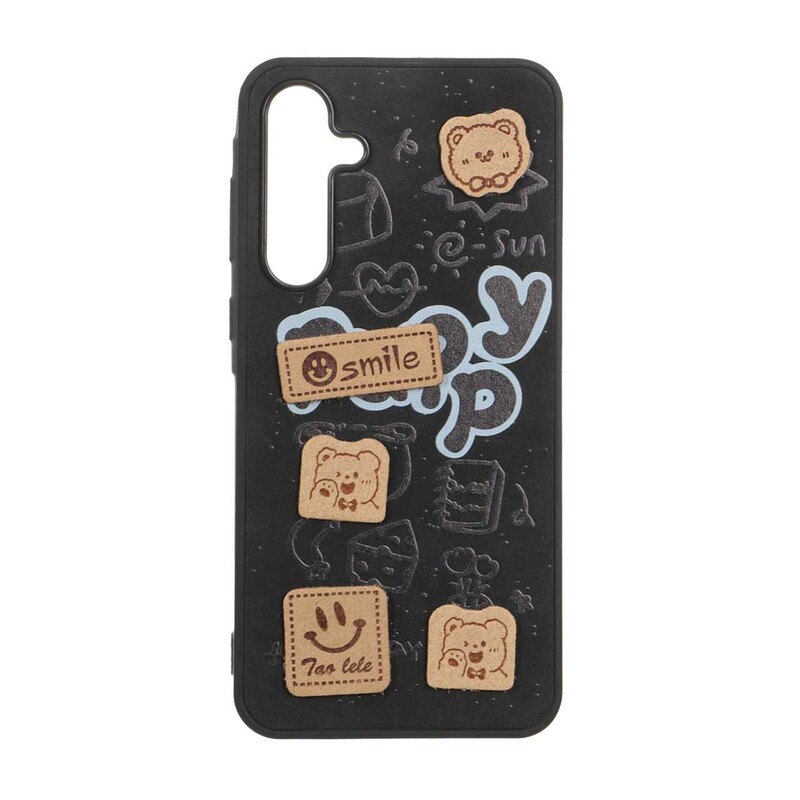 قاب طرح جیر عروسک نمدی برجسته Samsung Galaxy A35 / A55 - کد 211