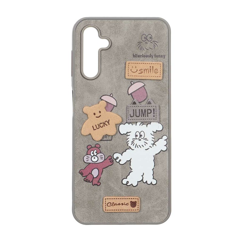 قاب طرح جیر عروسک نمدی برجسته Samsung Galaxy A14 - کد 262