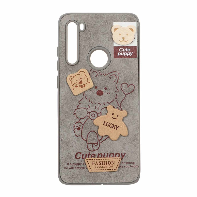 قاب طرح جیر عروسک نمدی برجسته Xiaomi Redmi Note 8 - کد 315