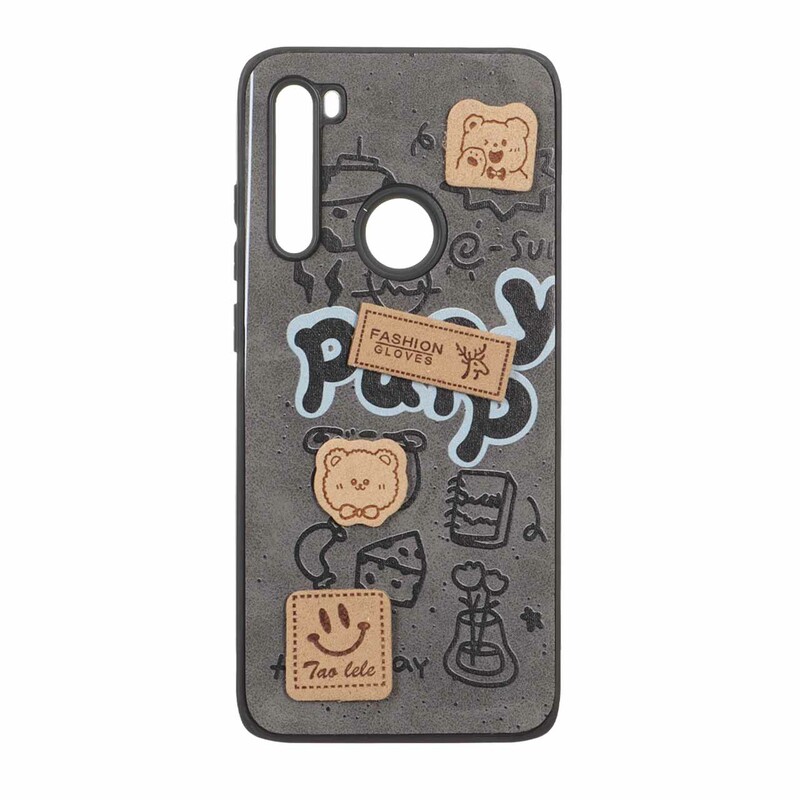 قاب طرح جیر عروسک نمدی برجسته Xiaomi Redmi Note 8 - کد 320