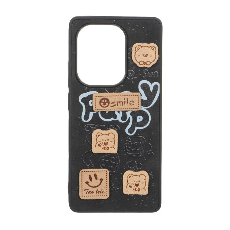 قاب طرح جیر عروسک نمدی برجسته Xiaomi Redmi Note 14S / Note 13 Pro 4G / Poco M6 Pro 4G - کد 331