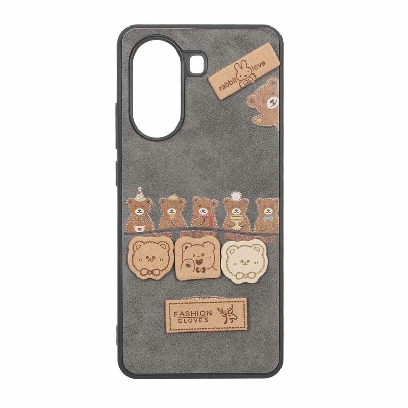 قاب طرح جیر عروسک نمدی برجسته Xiaomi Poco X7 Pro - کد 339