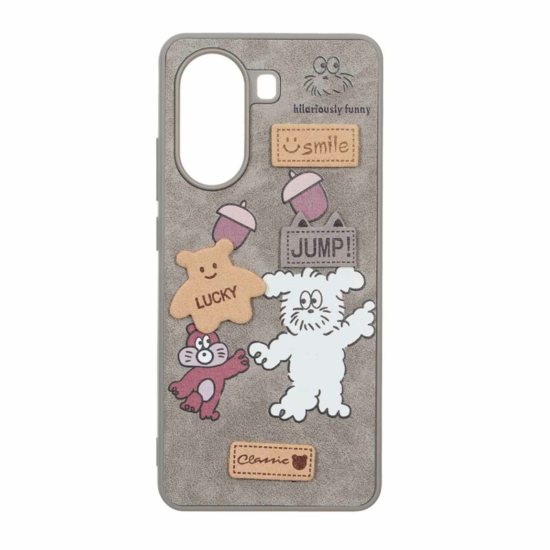 قاب طرح جیر عروسک نمدی برجسته Xiaomi Poco X7 Pro - کد 341