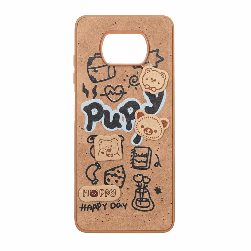 قاب طرح جیر عروسک نمدی برجسته Xiaomi Poco X3 / Poco X3 Pro / Poco X3 NFC - کد 357