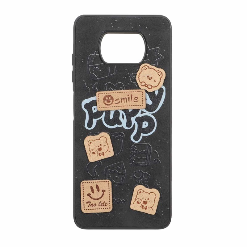 قاب طرح جیر عروسک نمدی برجسته Xiaomi Poco X3 / Poco X3 Pro / Poco X3 NFC - کد 363