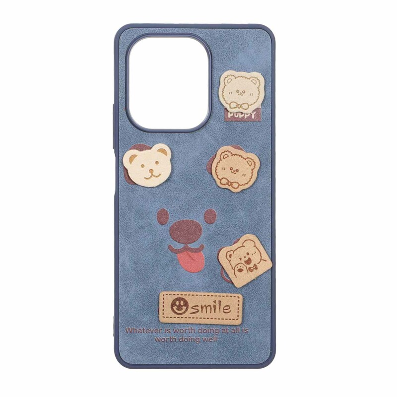 قاب طرح جیر عروسک نمدی برجسته Xiaomi Redmi Note 13 4G - کد 372