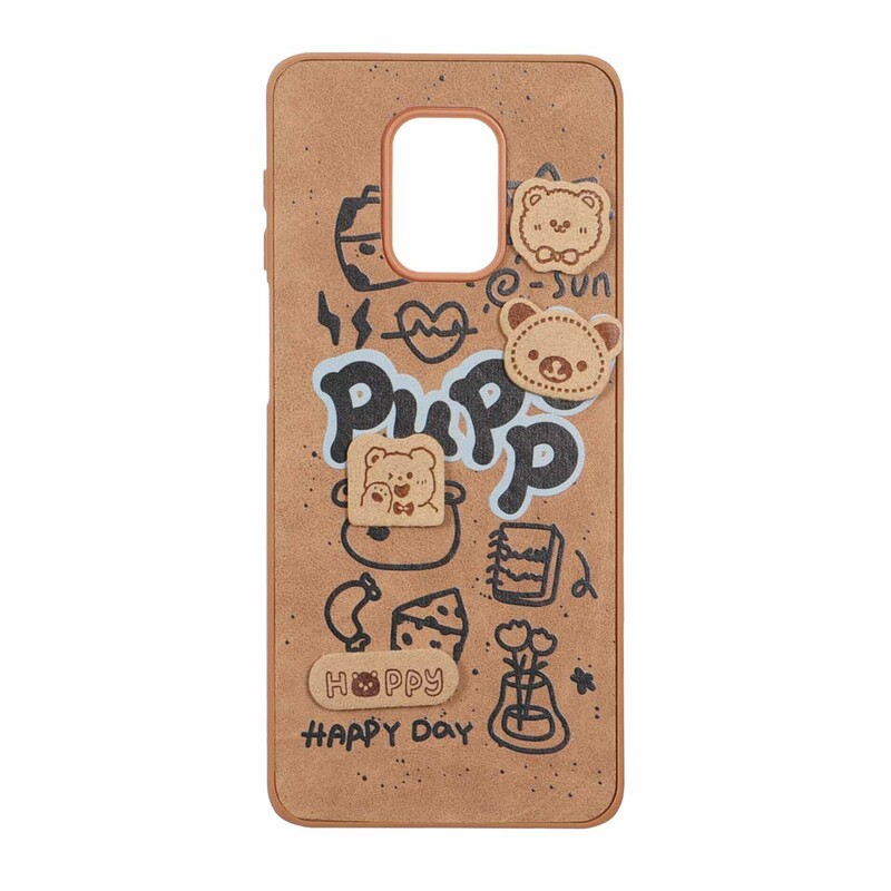 قاب طرح جیر عروسک نمدی برجسته Xiaomi Redmi Note 9S / Redmi Note 9 Pro / Redmi Note 9 Pro Max - کد 380