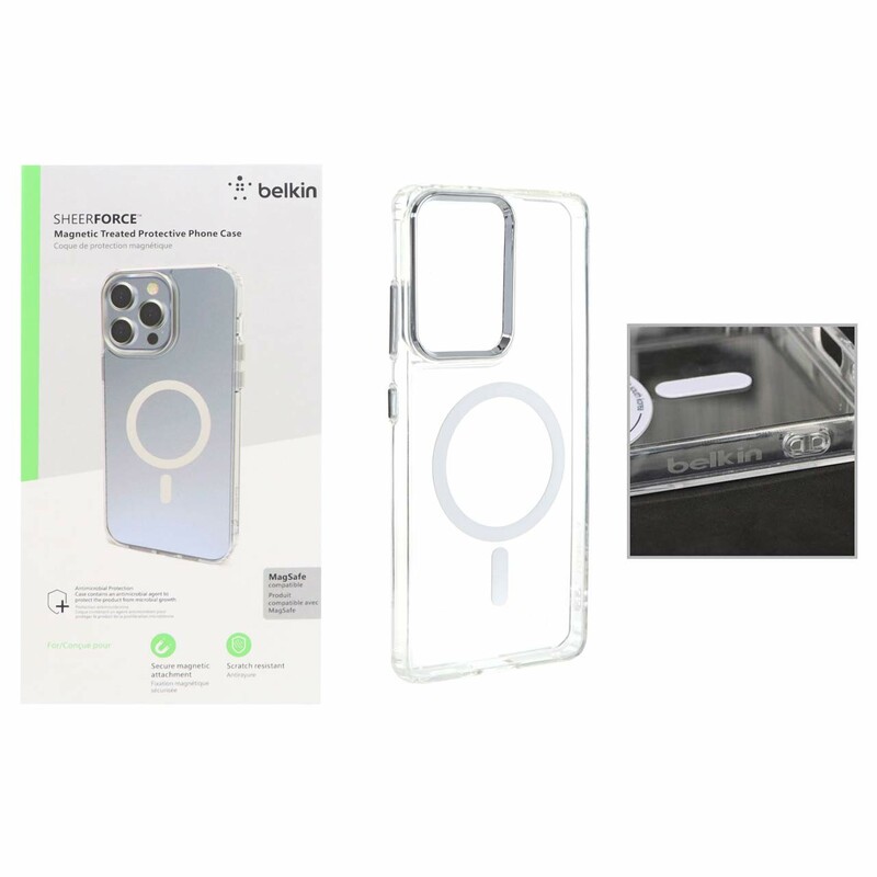 قاب belkin شفاف Magsafe مدل Samsung Galaxy S21 Ultra (پک دار)