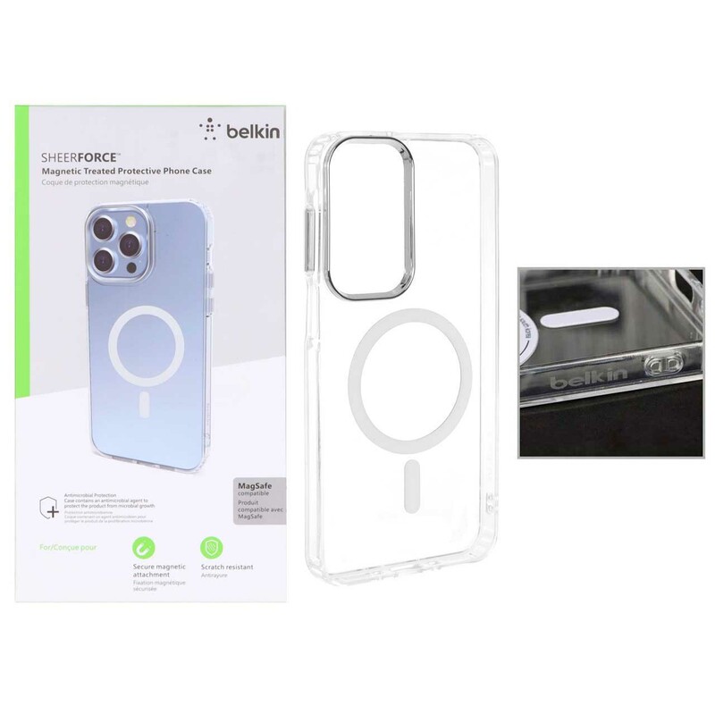 قاب belkin شفاف Magsafe مدل Samsung Galaxy A17 / A16 / A26 (پک دار)