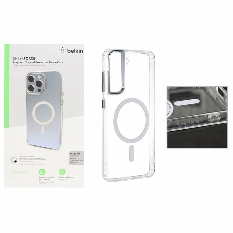 قاب belkin شفاف Magsafe مدل Samsung Galaxy S21 FE (پک دار)