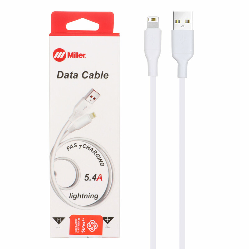 کابل شارژ فست آیفون Miller مدل CA-1128 - سفید (گارانتی پارتیان پایا)