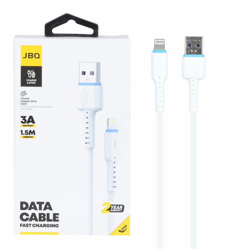 کابل شارژ 1.5 متری فست آیفون JBQ مدل CA-732 - سفید (گارانتی یکساله رصاصی)