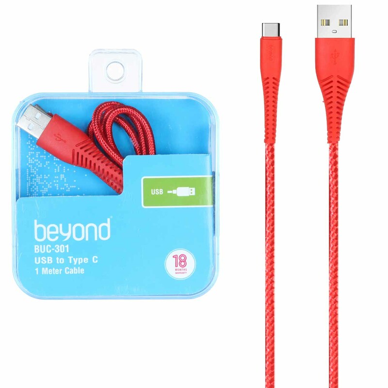 کابل شارژ beyond Type-C مدل BUC-301 - قرمز