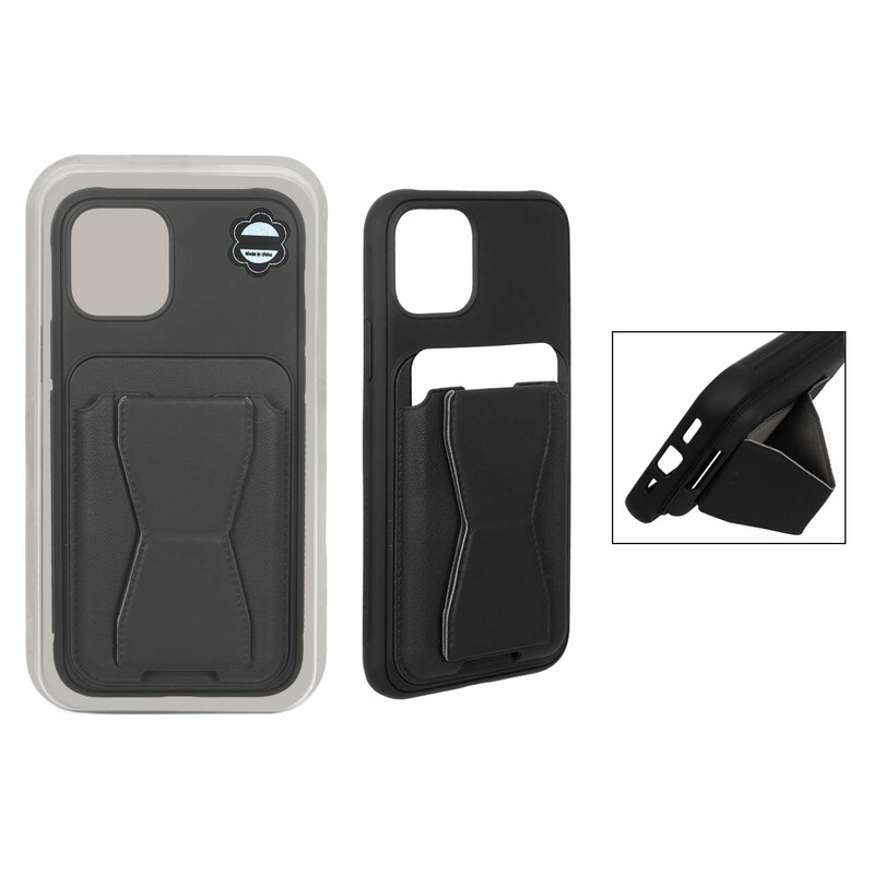 قاب چرمی Magsafe جاکارتی استندشو مگنتی Apple iPhone 11 Pro - مشکی (پک دار) - MPS