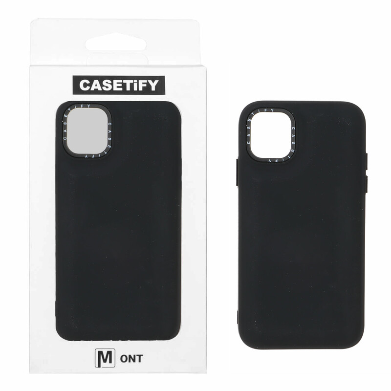 قاب casetify پافر ساده Apple iPhone 11 - مشکی (پک دار)