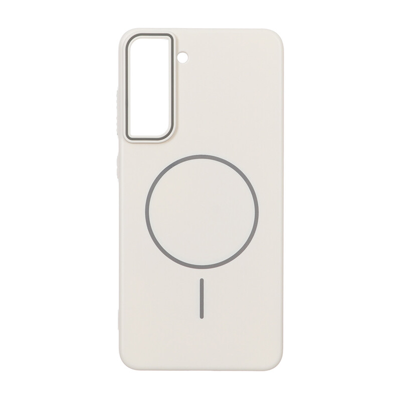 قاب پشت سخت MagSafe مدل Samsung Galaxy S21 FE - کرم