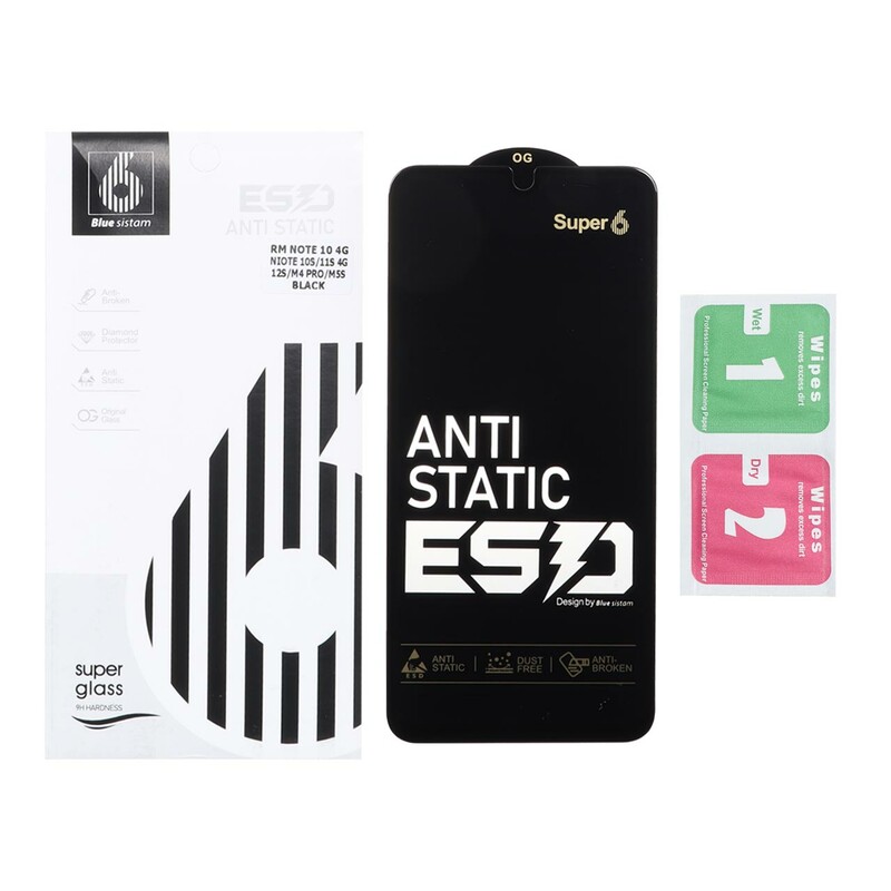 محافظ صفحه نمایش شیشه ای Full Cover ESD Anti Static - Super 6 OG مدل Samsung Galaxy A17 / A16 / A26 (پک دار)