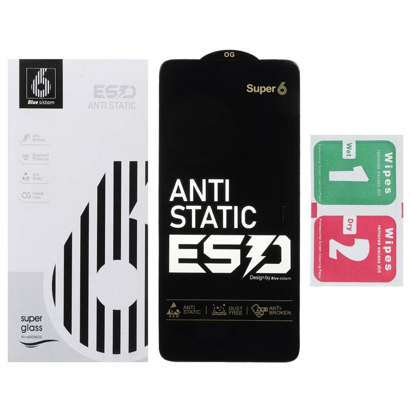 محافظ صفحه نمایش شیشه ای Full Cover ESD Anti Static - Super 6 OG مدل Xiaomi Redmi Note 13 4G (پک دار)