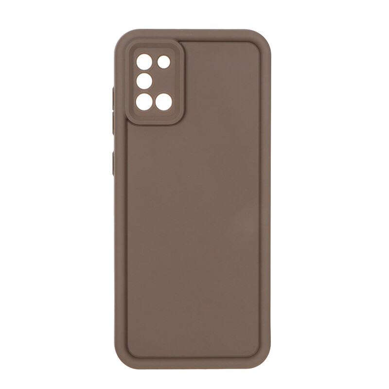 قاب Solid Case مدل Samsung Galaxy A31 - قهوه ای