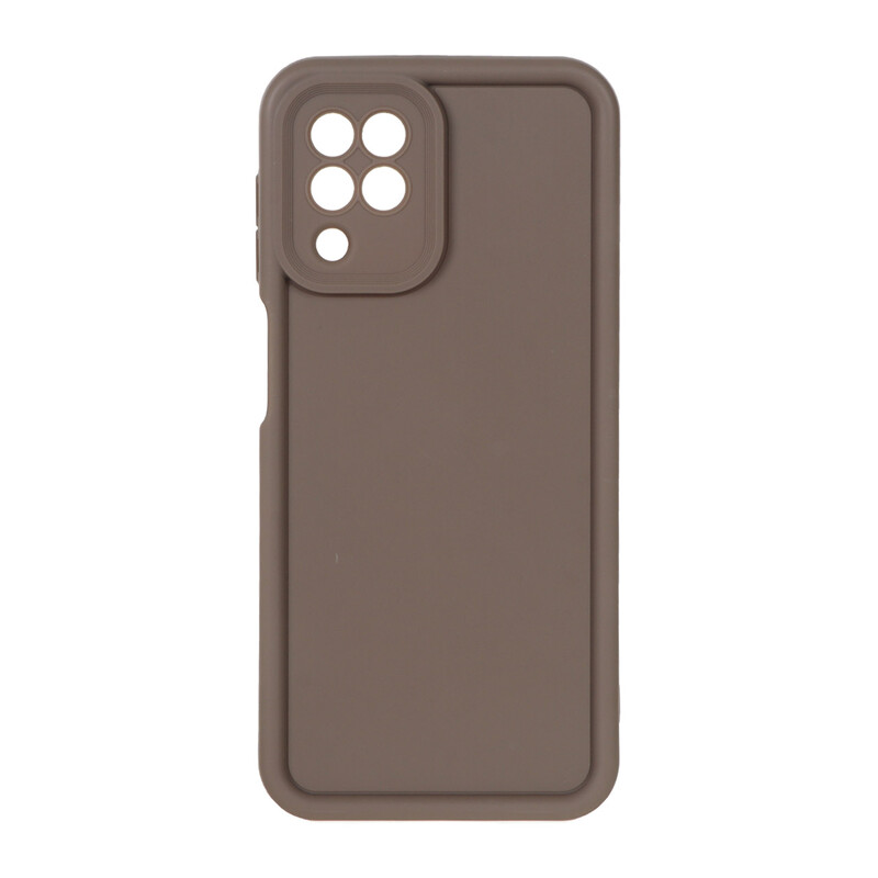 قاب Solid Case مدل Samsung Galaxy A22 4G / M32 4G / F22 - قهوه ای