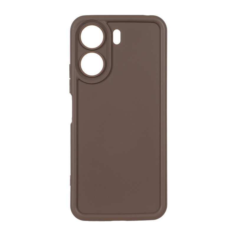قاب Solid Case مدل Xiaomi Redmi 13C / Poco C65  - قهوه ای