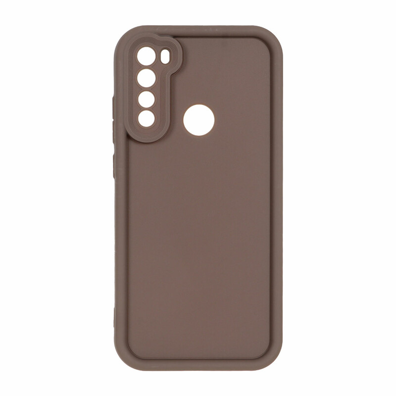 قاب Solid Case مدل  Xiaomi Redmi Note 8 - قهوه ای