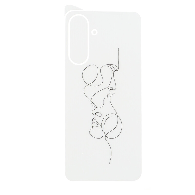 برچسب محافظ سرامیکی پشت گوشی طرح دار Samsung Galaxy A17 - کد 102