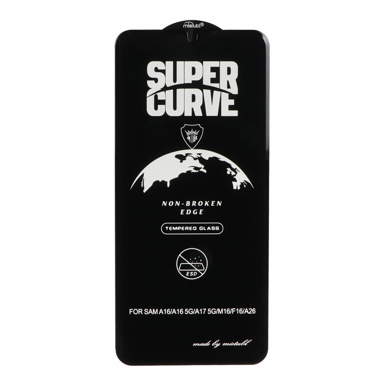 محافظ صفحه نمایش شیشه ای Full Cover ESD SUPER CURVE Mietubl مدل NTC - Samsung Galaxy A17 / A16 / A26