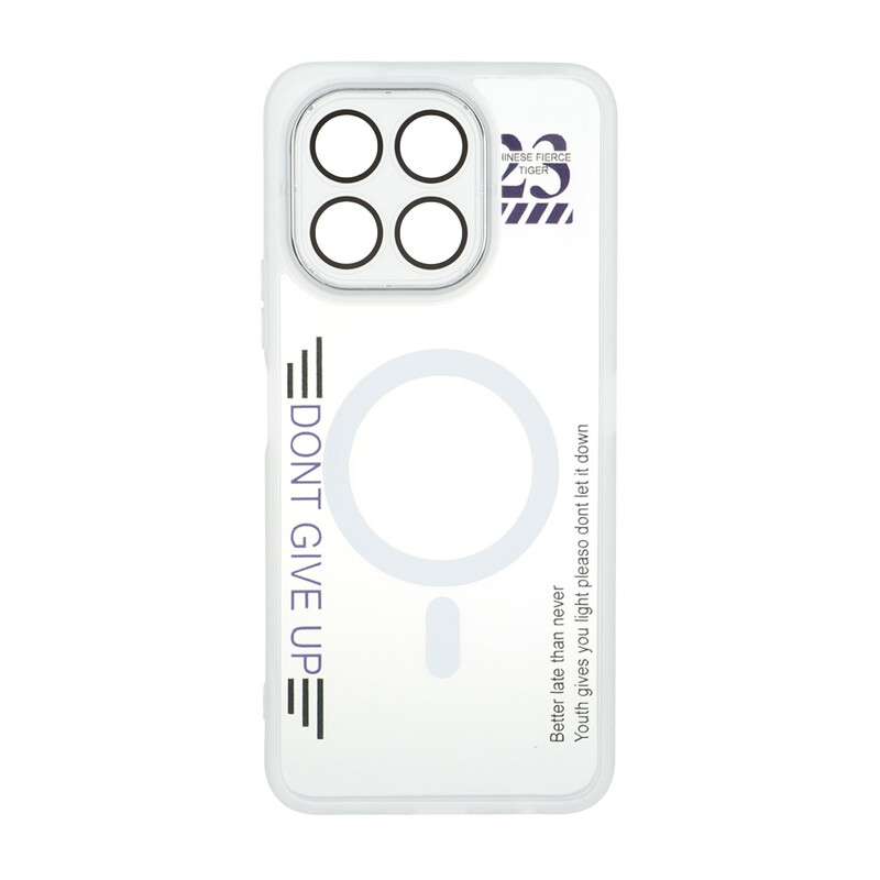 قاب Diamond Space طرح مگ سیف لنز گلس دار Honor X6c - سفید - MPS