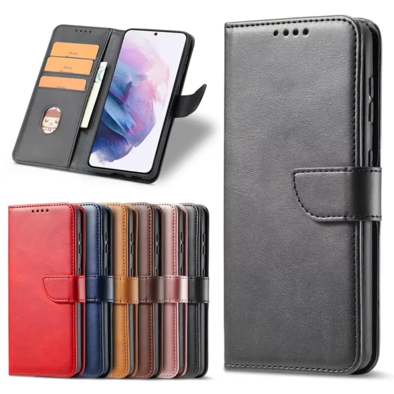 کیف گوشی Samsung Galaxy A54 مدل لپتاپی مگنتی محافظ لنز دار