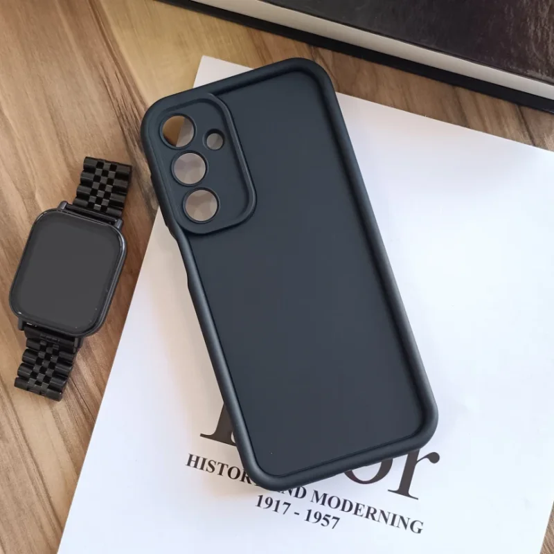 قاب Solid Case محافظ لنز دار Samsung Galaxy A16 - مشکی