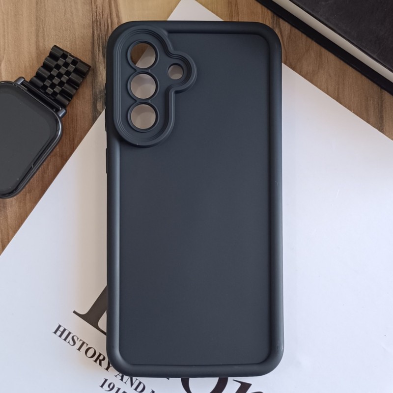 قاب Solid Case محافظ لنز دار Samsung Galaxy A56 /  A36 - مشکی