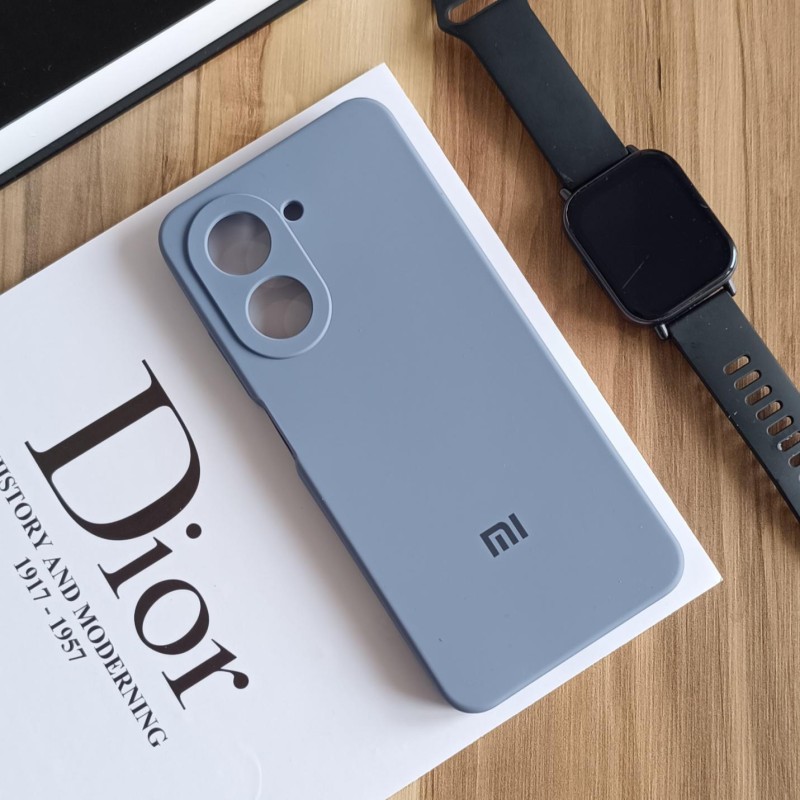 قاب گوشی مدل سیلیکونی محافظ لنز دار مناسب شیائومی ردمی Xiaomi Redmi A5 - رنگ آبی فیلی