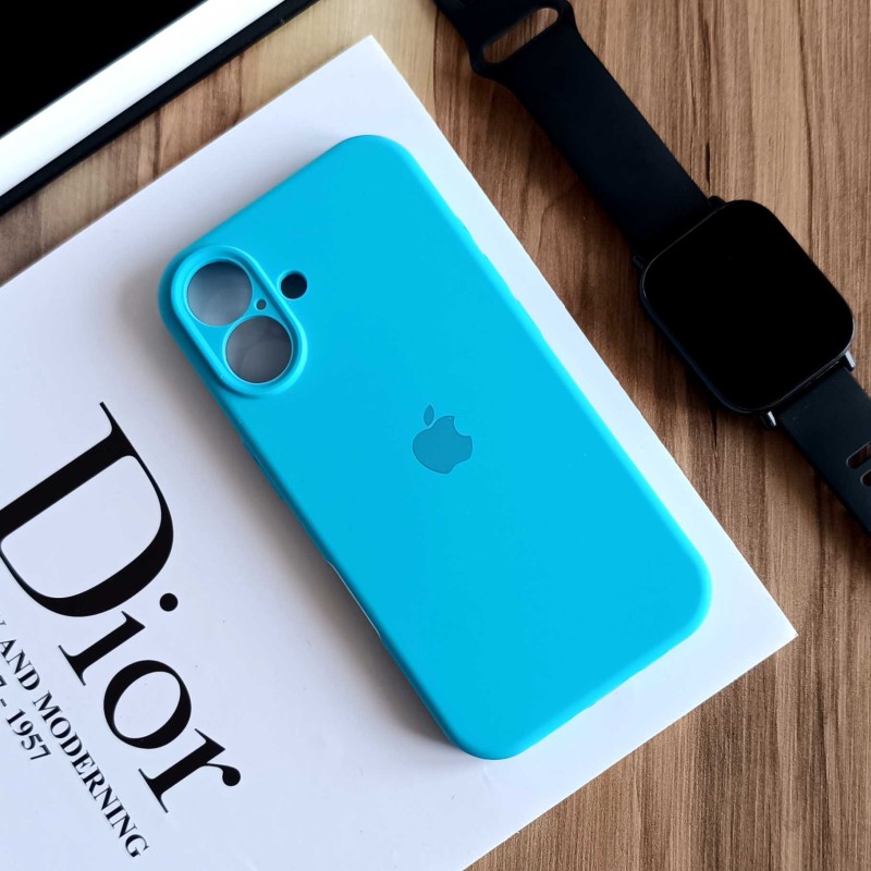 قاب سیلیکونی پاک کنی اورجینال Apple iphone 16 - کد 17