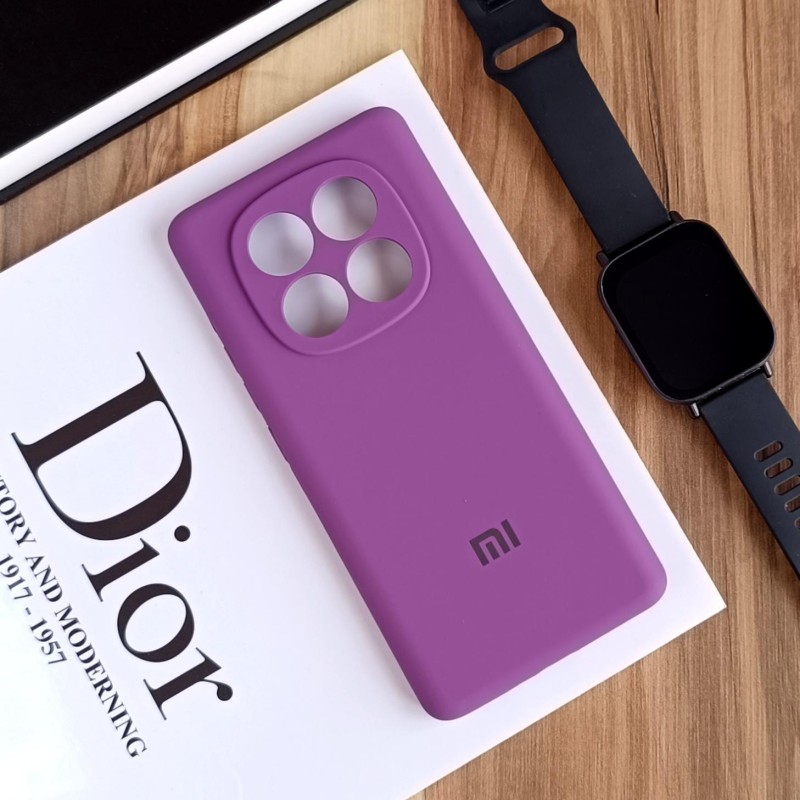 قاب سیلیکونی پاک کنی اورجینال Master Quality مدل Xiaomi Redmi Note 14 Pro 4G - بنفش (پک دار)