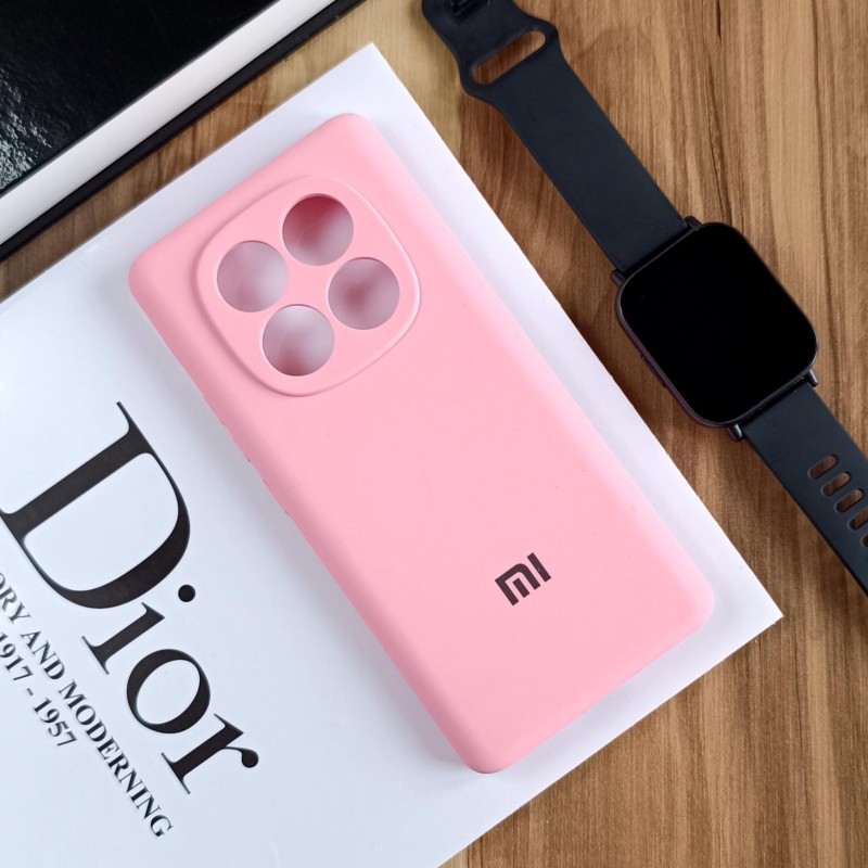 قاب سیلیکونی پاک کنی اورجینال Master Quality مدل Xiaomi Redmi Note 14 Pro 4G - کرم  (پک دار)