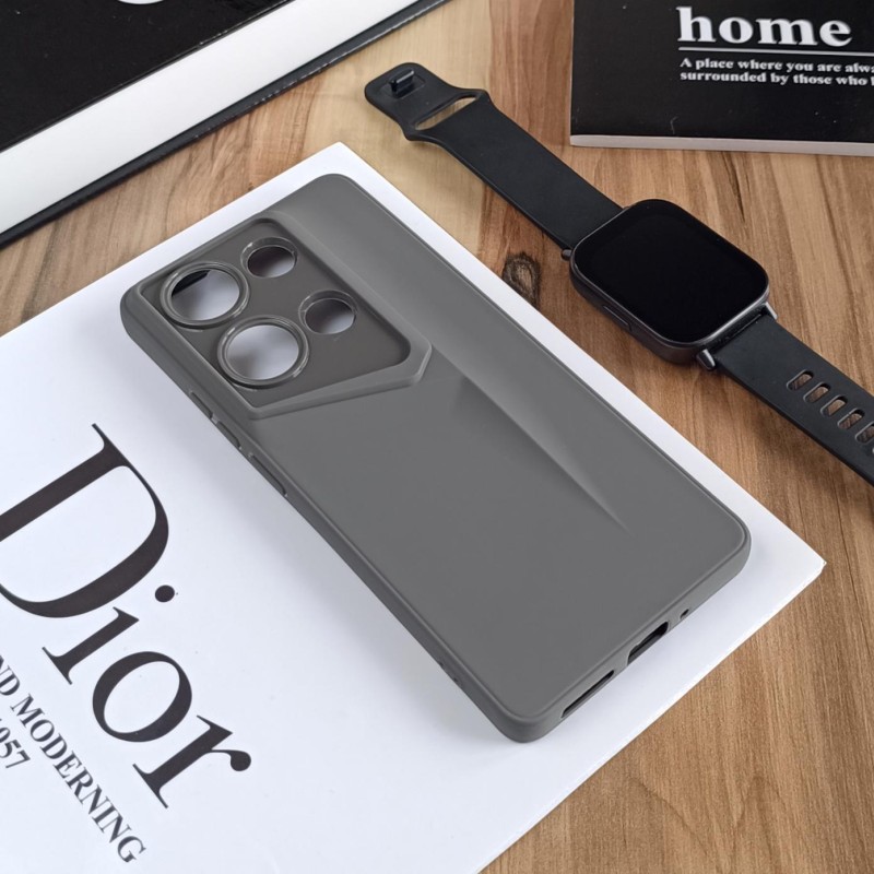 قاب ژله ای Sports Design مدل Xiaomi Redmi Note 14S / Note 13 Pro 4G / M6 Pro 4G - خاکستری