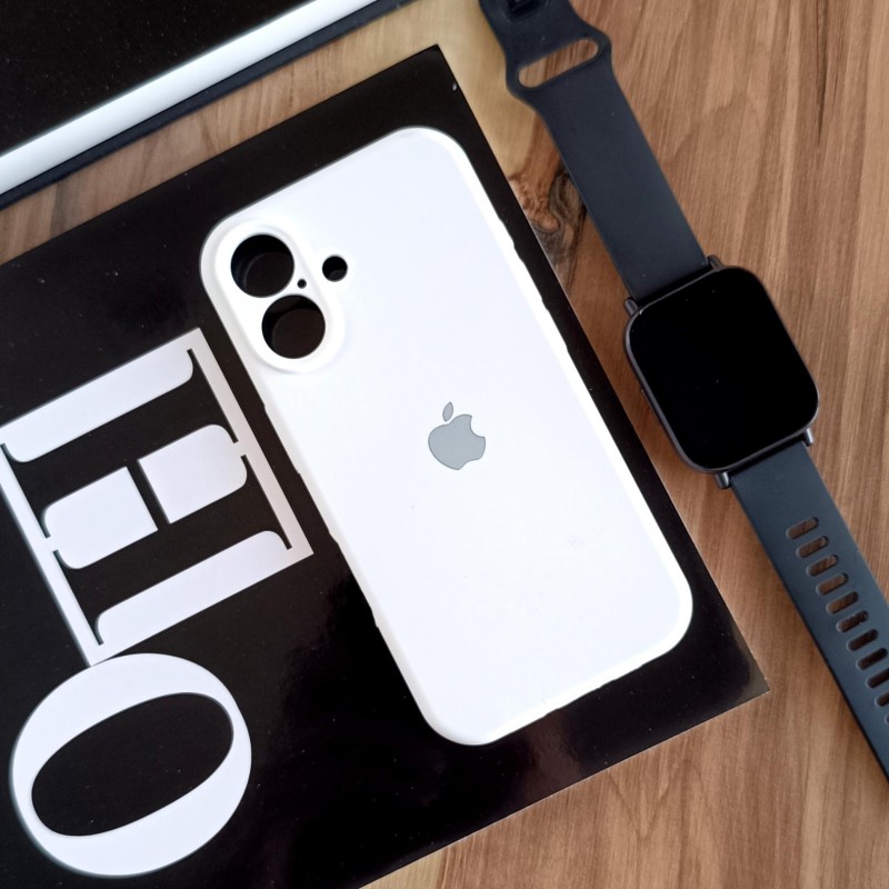 قاب سیلیکونی پاک کنی اورجینال Apple iphone 16 - کد 36 (سفید)