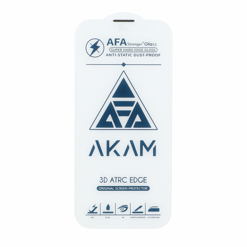 محافظ صفحه نمایش شیشه ای اورجینال AKAM بدون حاشیه Apple iPhone 16