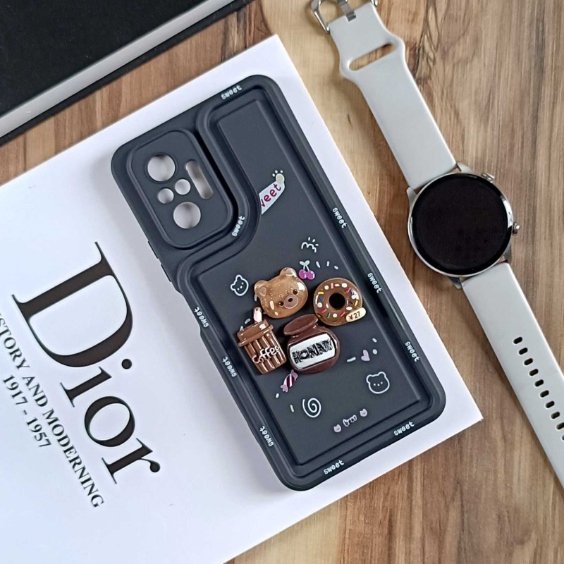 قاب عروسکی سه بعدی مناسب شیائومی Redmi Note 10 Pro 4G - مشکی