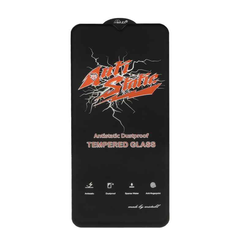 محافظ صفحه نمایش شیشه ای Samsung A12 / A02 / A02S / A03 / A03S / A03 Core / A04 / A04S / A04E / A13 / A23 / A32 5G / M02 / M04 / M12 / M13 / M23 / F13 / A1 Plus / A2 Plus / M4 / M5 / C30 / C30S - Full Cover Anti Static Mietubl