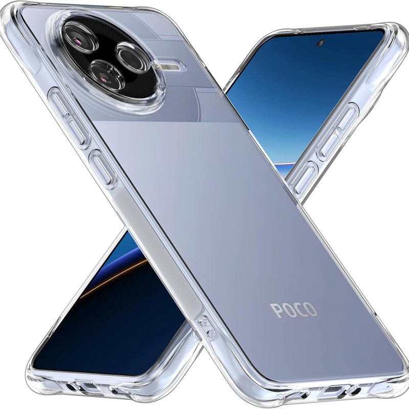 قاب Space ژله ای شفاف Xiaomi Poco F7 Pro