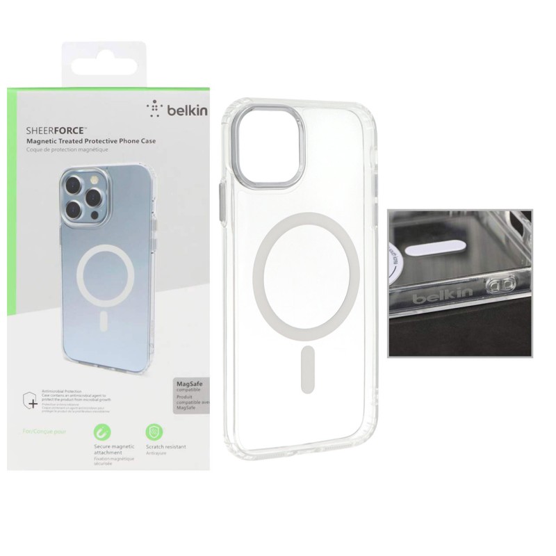 قاب belkin شفاف Magsafe مدل Apple iPhone 11 (پک دار)