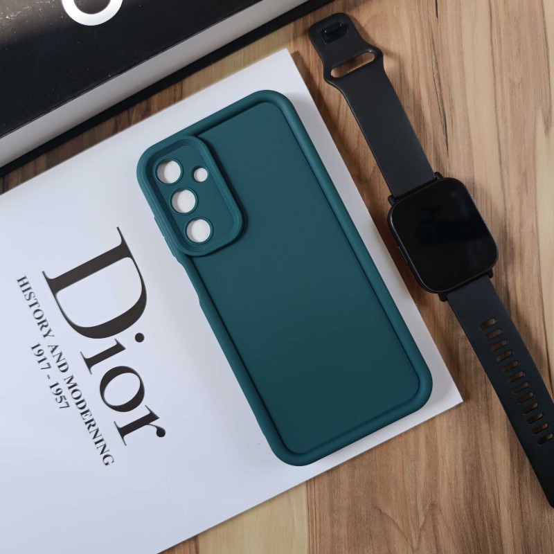 قاب Solid Case مناسب سامسونگ Galaxy A25 5G - سبز کله غازی