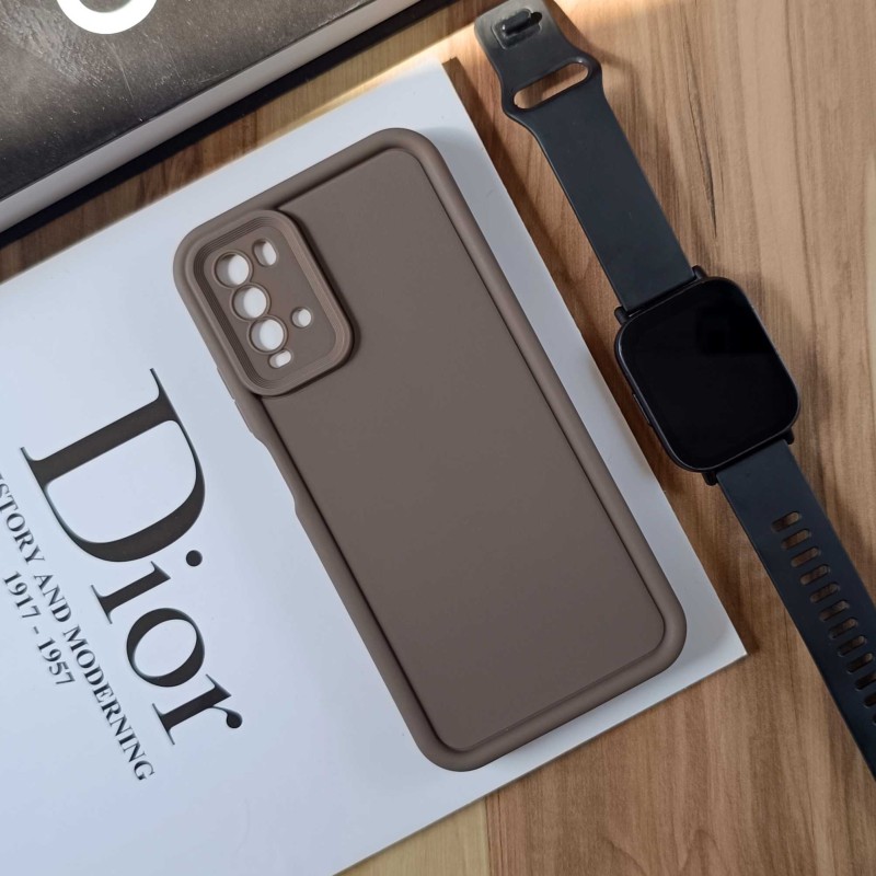 قاب Solid Case مناسب شیائومی Poco M3 - قهوه ای