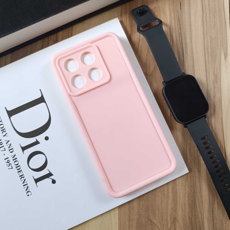 قاب Solid Case مناسب شیائومی Poco X6 Pro - صورتی