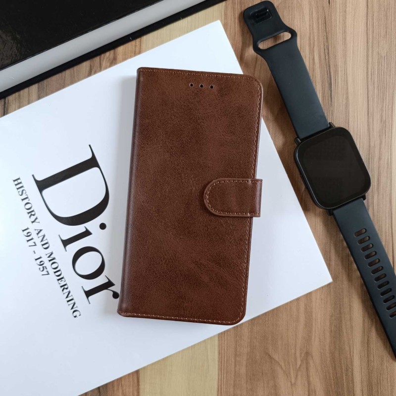 کیف موبایل مگنتی سامسونگ Galaxy  j7 Prime  - قهوه ای