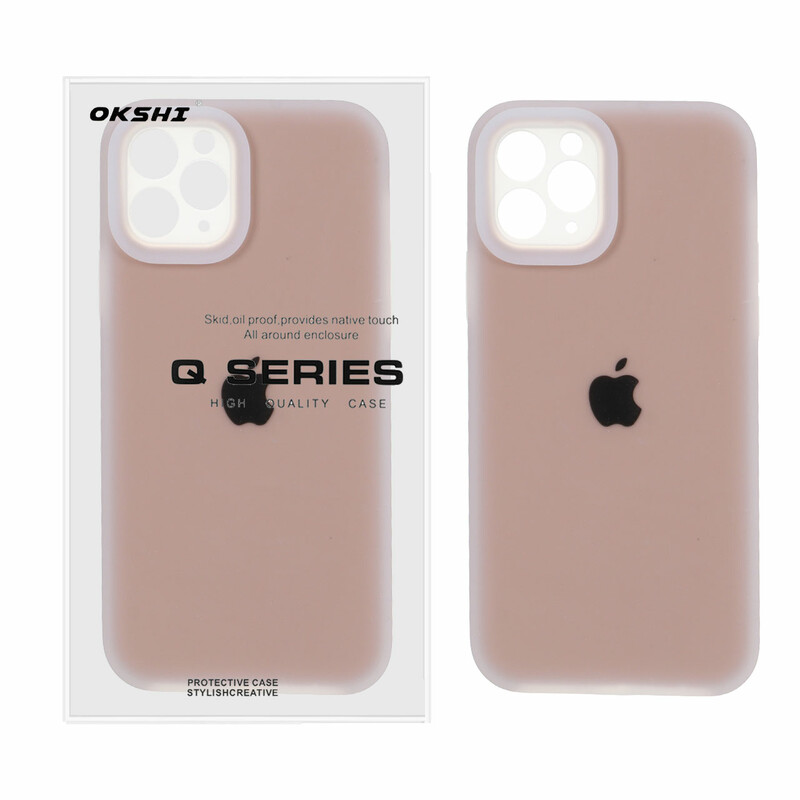 قاب Q Series سیلیکونی پاستیلی Apple iPhone 11 Pro - صحرایی (پک دار)