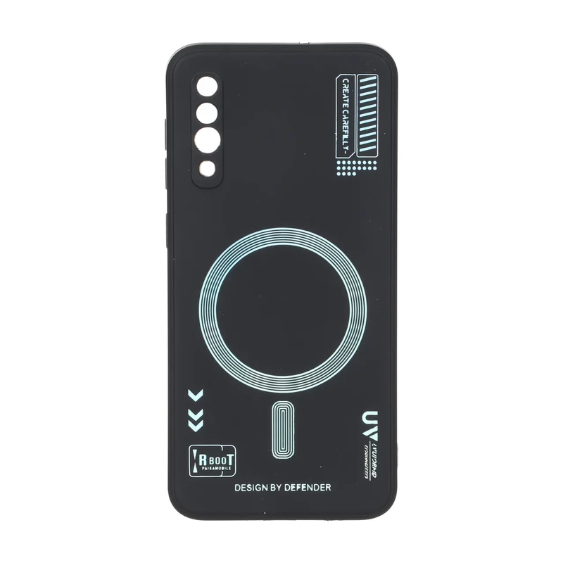 قاب Defender طرح مگ سیف هولوگرامی RT محافظ لنزدار Samsung Galaxy A50 / A50s / A30s - مشکی